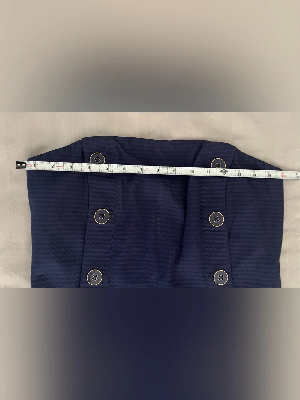 Lilly Pulitzer Nautical Navy Vanna Dress with Buttons, size 8, NWT - Picture 11 of 13